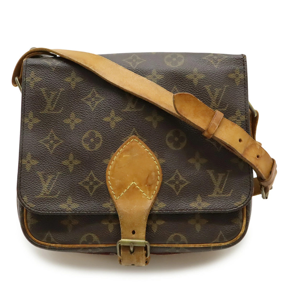 LOUIS VUITTON Monogram Cartouchiere Shoulder Bag Crossbody
